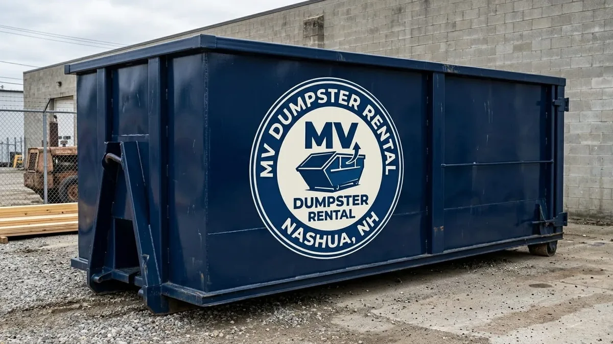 Estate Cleanout Dumpsters in Nashua, NH — MV Dumpster Rental Nashua Estate Cleanout Dumpsters in Nashua, NH — MV Dumpster Rental Nashua