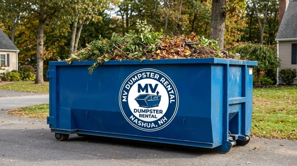 Yard Waste Dumpster Rental Nashua